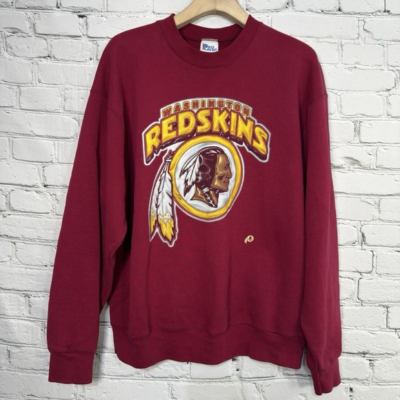 Vintage Washington Redskins 90s Pro Player XL Crewneck Sweatshirt Faux Stitch‎